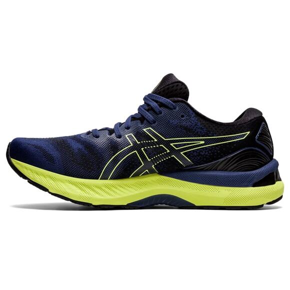 ASICS Men Gel Nimbus 23 Running Shoes Thunder Blue/Glow Yellow 7 B main image 7